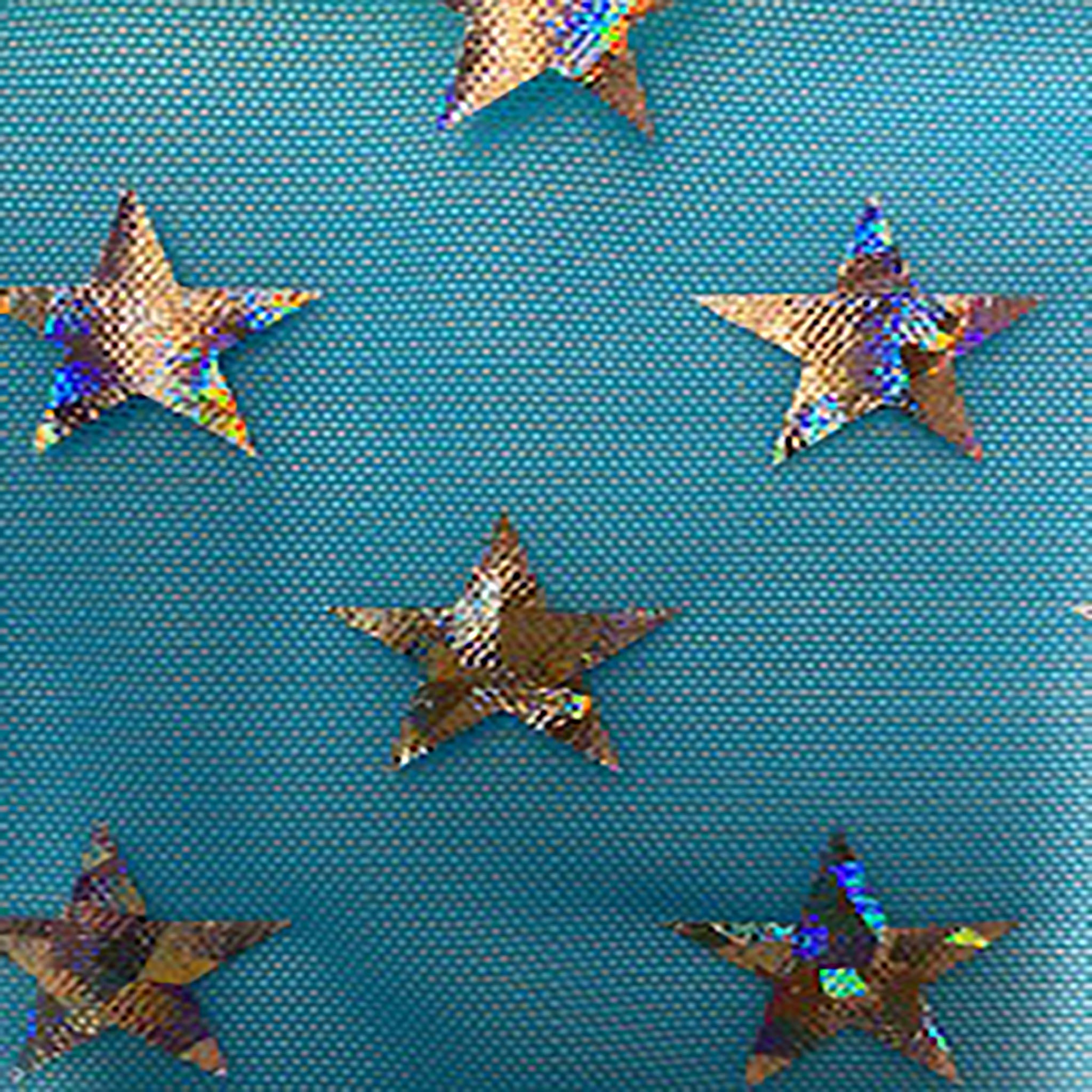 Power Stretch Mesh Star Hologram Foil Fabric | Spandex Palace