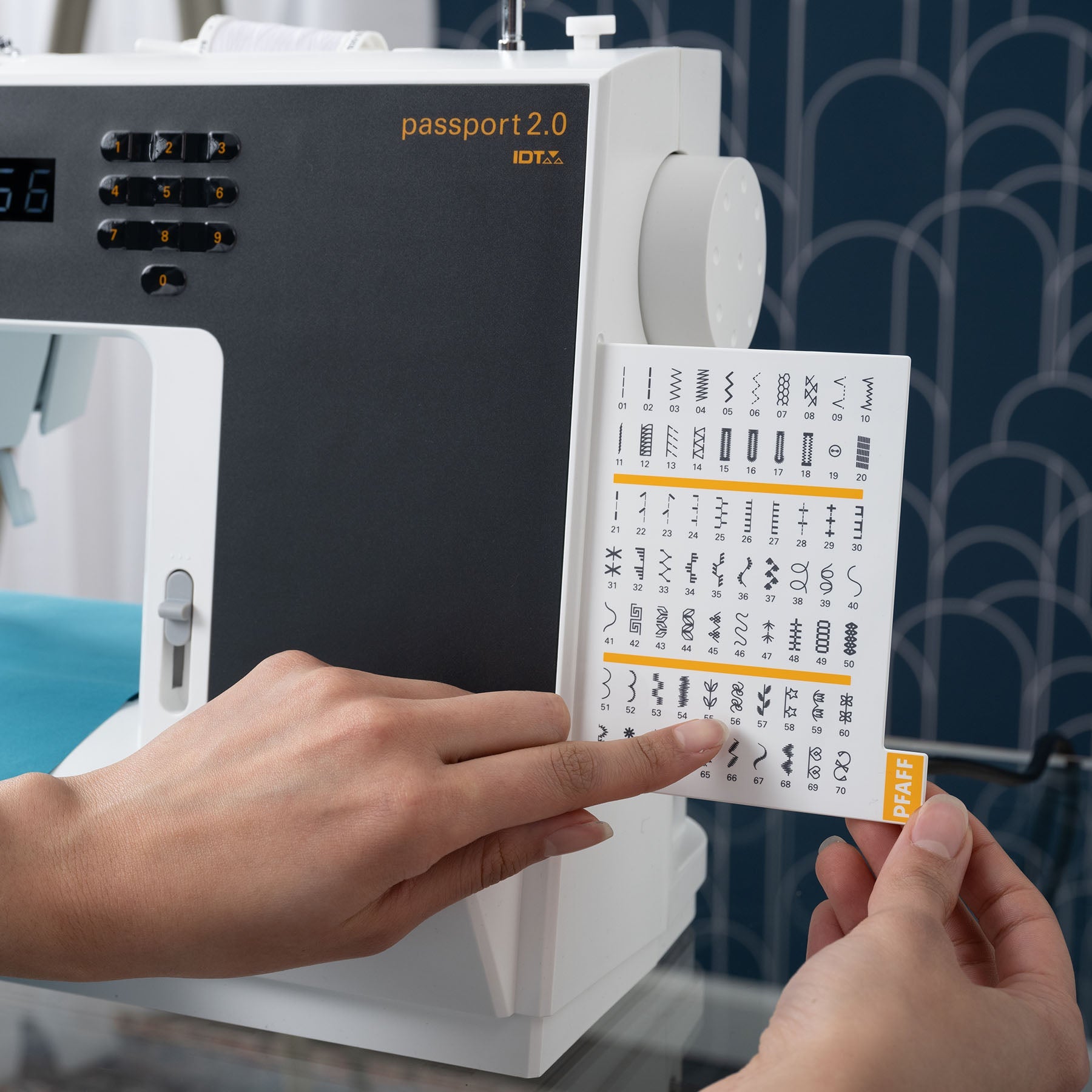 PFAFF® passport™ 2.0 Sewing Machine - Fashion Fabrics LLC