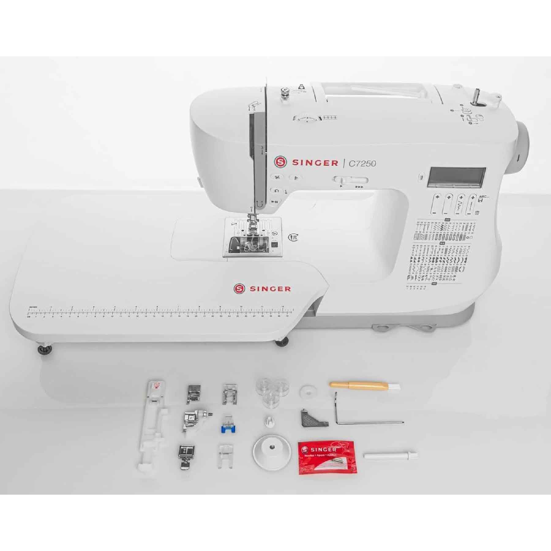 SINGER® C7250 Sewing Machine with Extension Table - Fashion Fabrics LLC