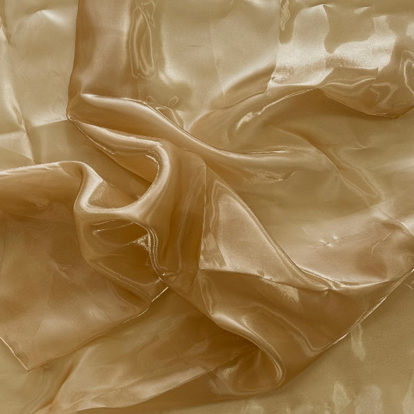 Crystalized Reflective Liquid Organza Fabric