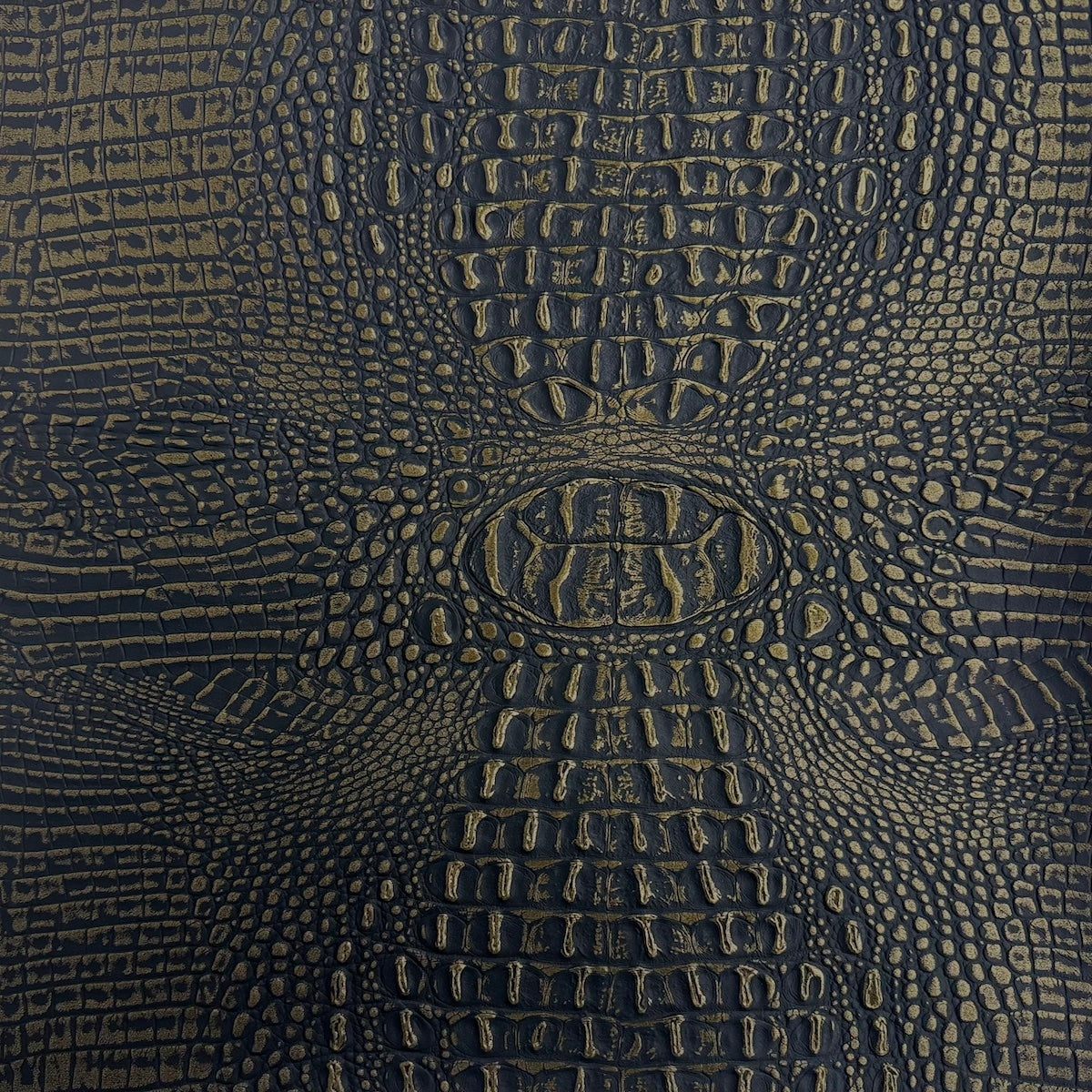 Mugger Two Tone Gator Faux Leather Vinyl Fabric