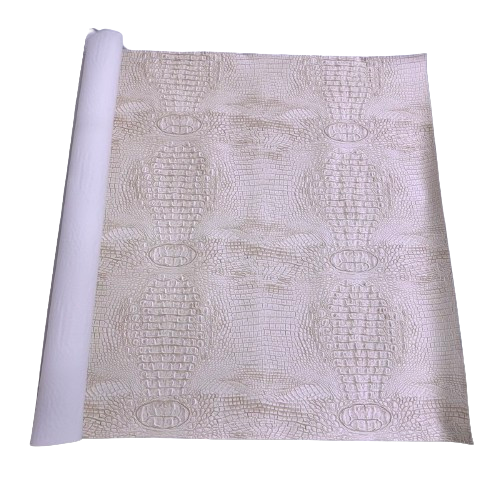 Mugger Two Tone Gator Faux Leather Vinyl Fabric