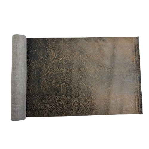 Vintage Distressed Faux Leather Suede Vinyl Fabric