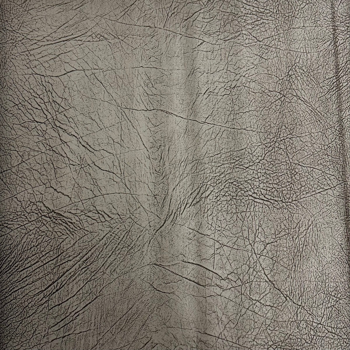 Gray Vintage Distressed Faux Leather Suede Vinyl Fabric