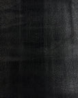 Black Vintage Distressed Faux Leather Suede Vinyl Fabric