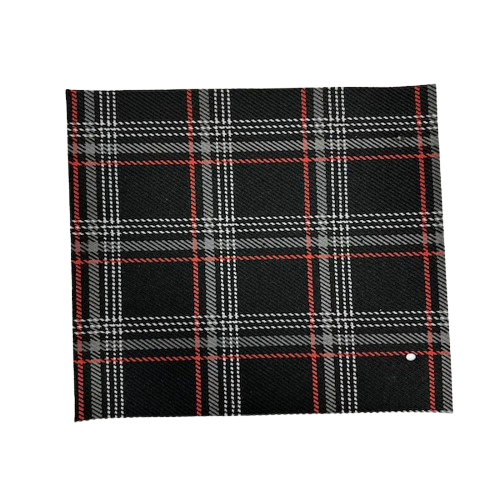 Plaid Acrylic Twill Upholstery Fabric