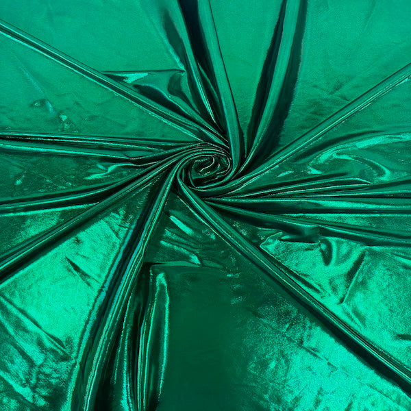 Metallic Stretch Lurex Foil Shimmer ITY Spandex Fabric