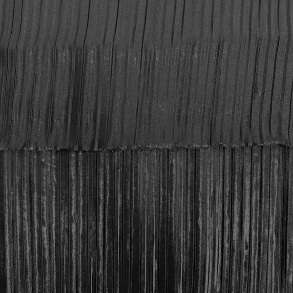 Metallic Pleated Foil Spandex Fabric