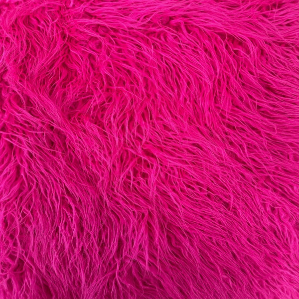 Mongolian Long Pile Faux Fur Fabric