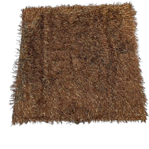 Metallic Faux Fur Tinsel Ostrich Feather Fabric