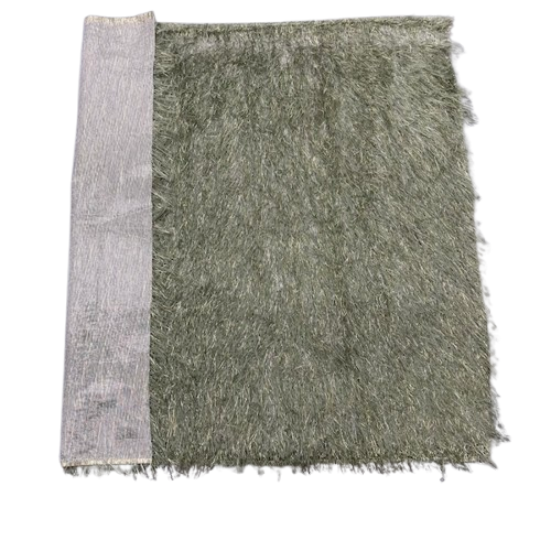 Metallic Faux Fur Tinsel Ostrich Feather Fabric