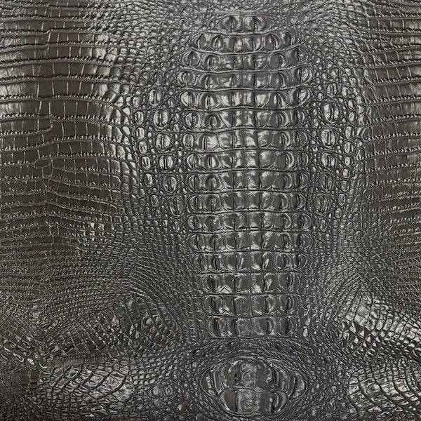 Amazon 3D Embossed Gator Faux Leather Vinyl Fabric