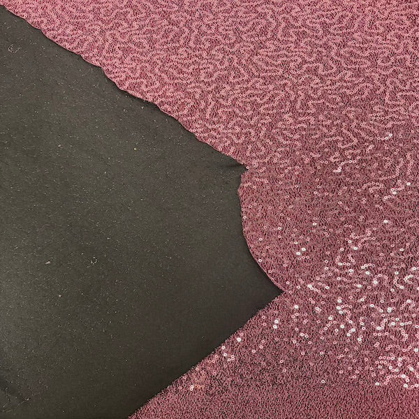 Metallic Lurex Embroidered Stretch Sequins Fabric