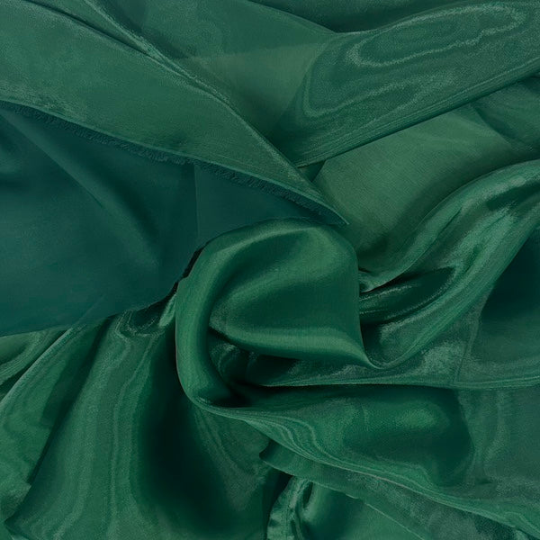 Crystalized Reflective Liquid Faux Silk Chiffon Fabric
