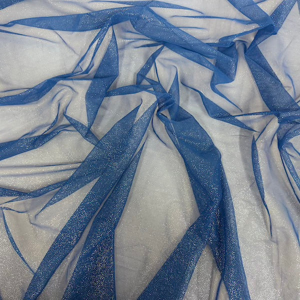 Metallic Foil Dotted Mesh Fabric - Fashion Fabrics LLC