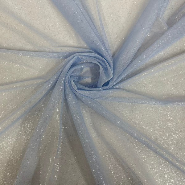 Metallic Foil Dotted Mesh Fabric - Fashion Fabrics LLC