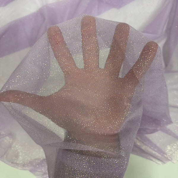 Metallic Foil Dotted Mesh Fabric - Fashion Fabrics LLC