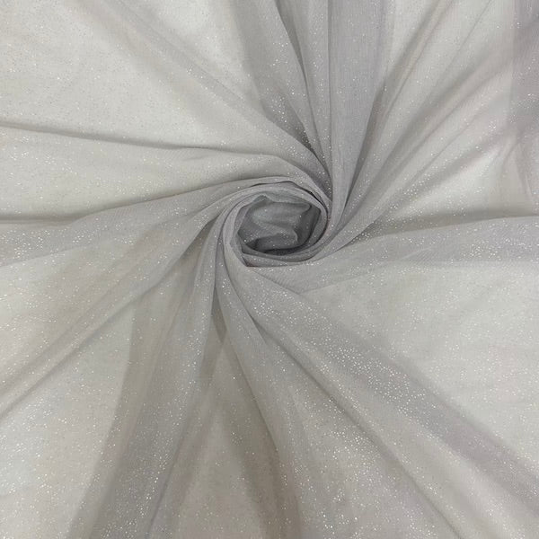 Metallic Foil Dotted Mesh Fabric - Fashion Fabrics LLC