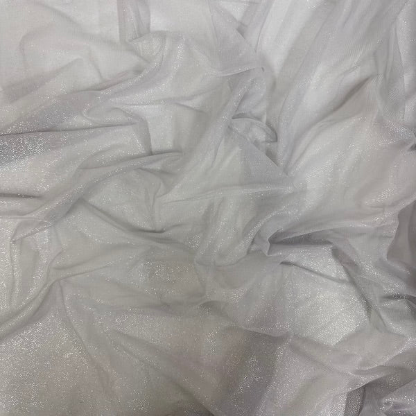 Metallic Foil Dotted Mesh Fabric - Fashion Fabrics LLC