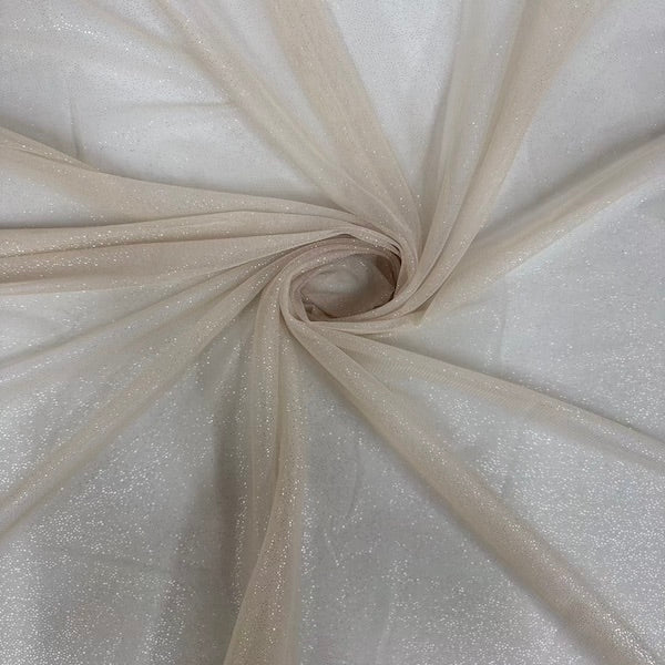 Metallic Foil Dotted Mesh Fabric - Fashion Fabrics LLC