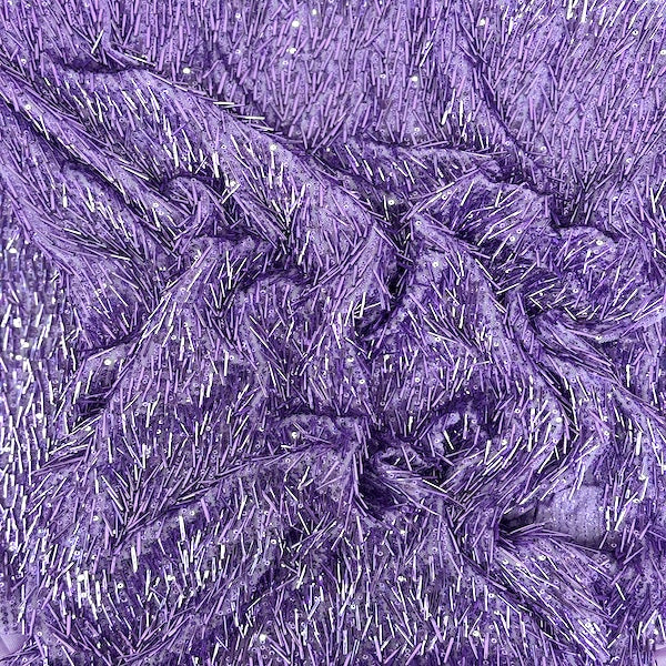 French Fringe Stretch Sequins Fabric