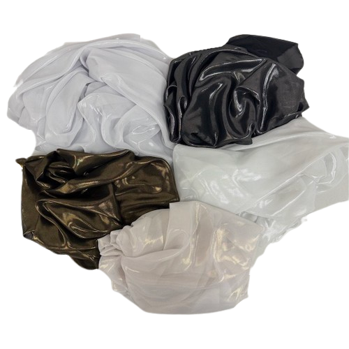 Metallic Liquid Reflective Foil Chiffon Fabric - Fashion Fabrics LLC
