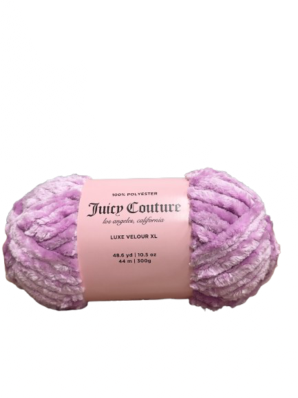 Juicy Couture Velour XL Jumbo Yarn | 48.6 Yards Plush Soft Skein