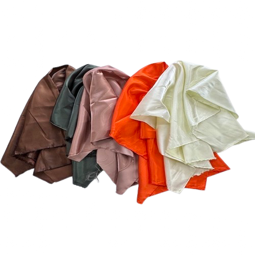 Crystalized Reflective Liquid Bridal Satin Fabric