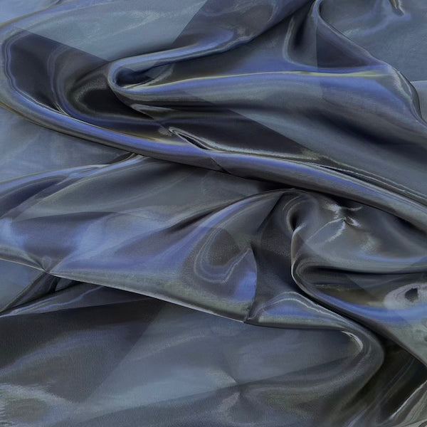 Crystalized Reflective Liquid Organza Fabric