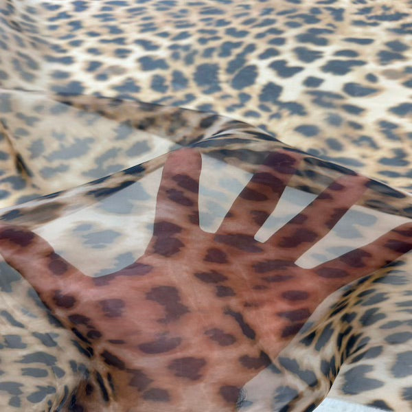 Animal Print Organza Fabric