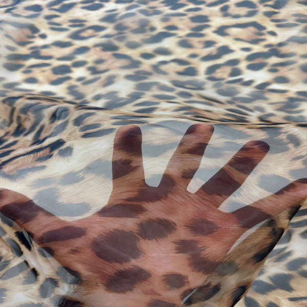 Animal Print Organza Fabric