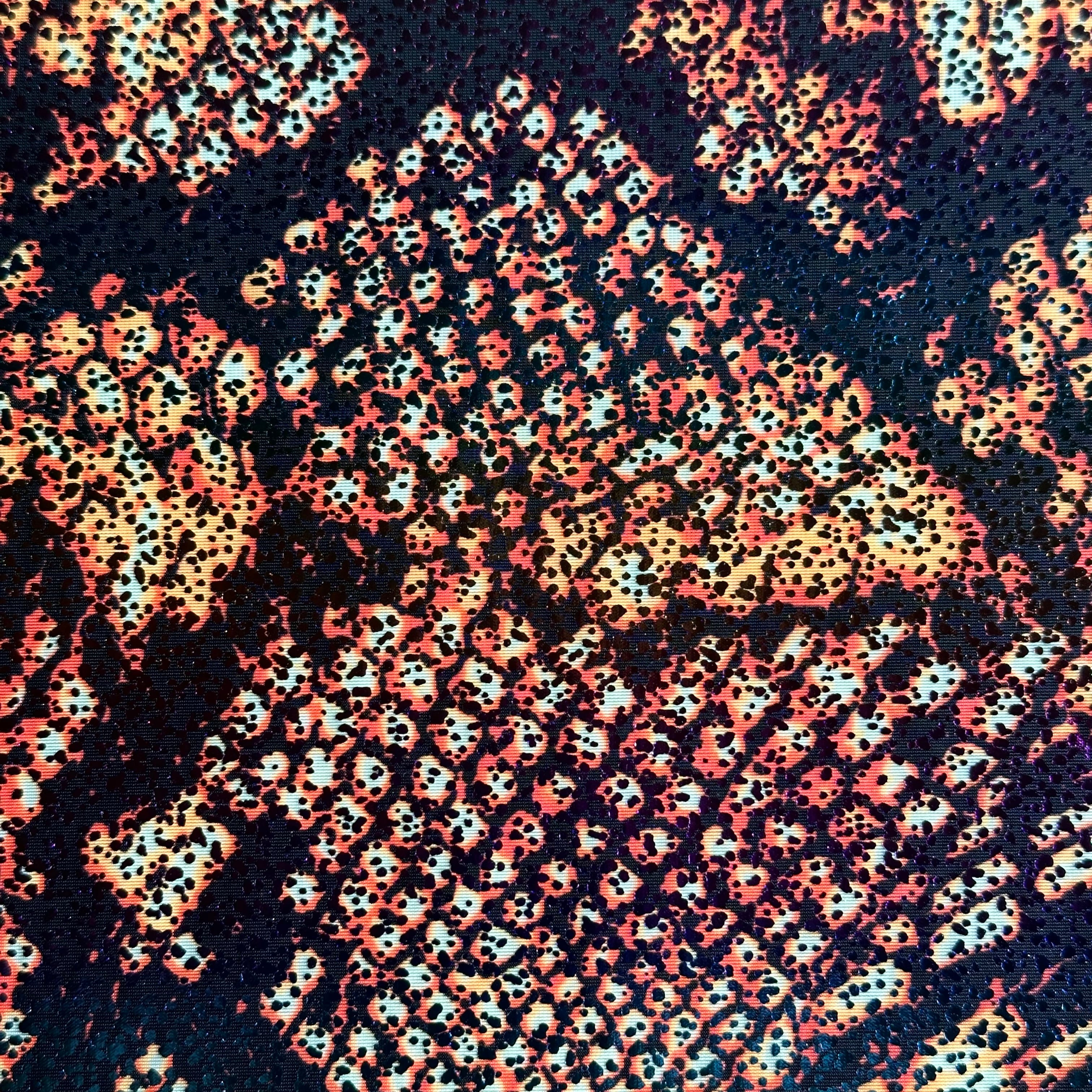 Nylon Spandex Fabric Shinny Anaconda Foil print | Spandex Palace