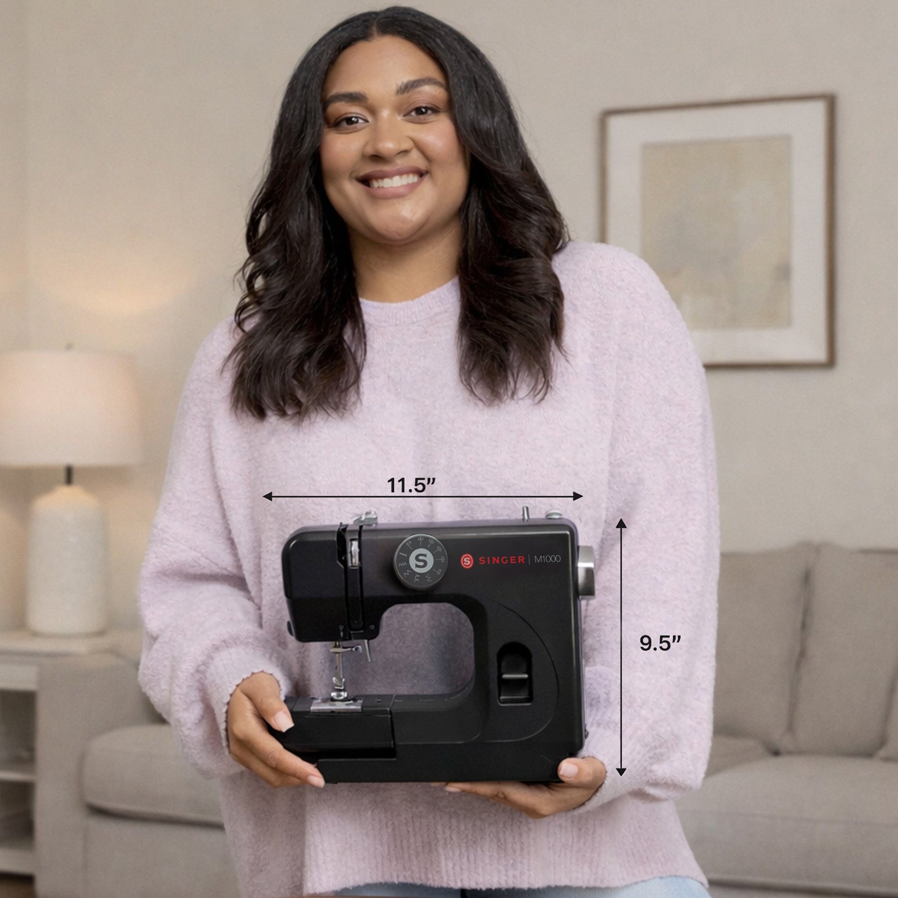 SINGER® M1000 Black Mending Machine - Fashion Fabrics LLC