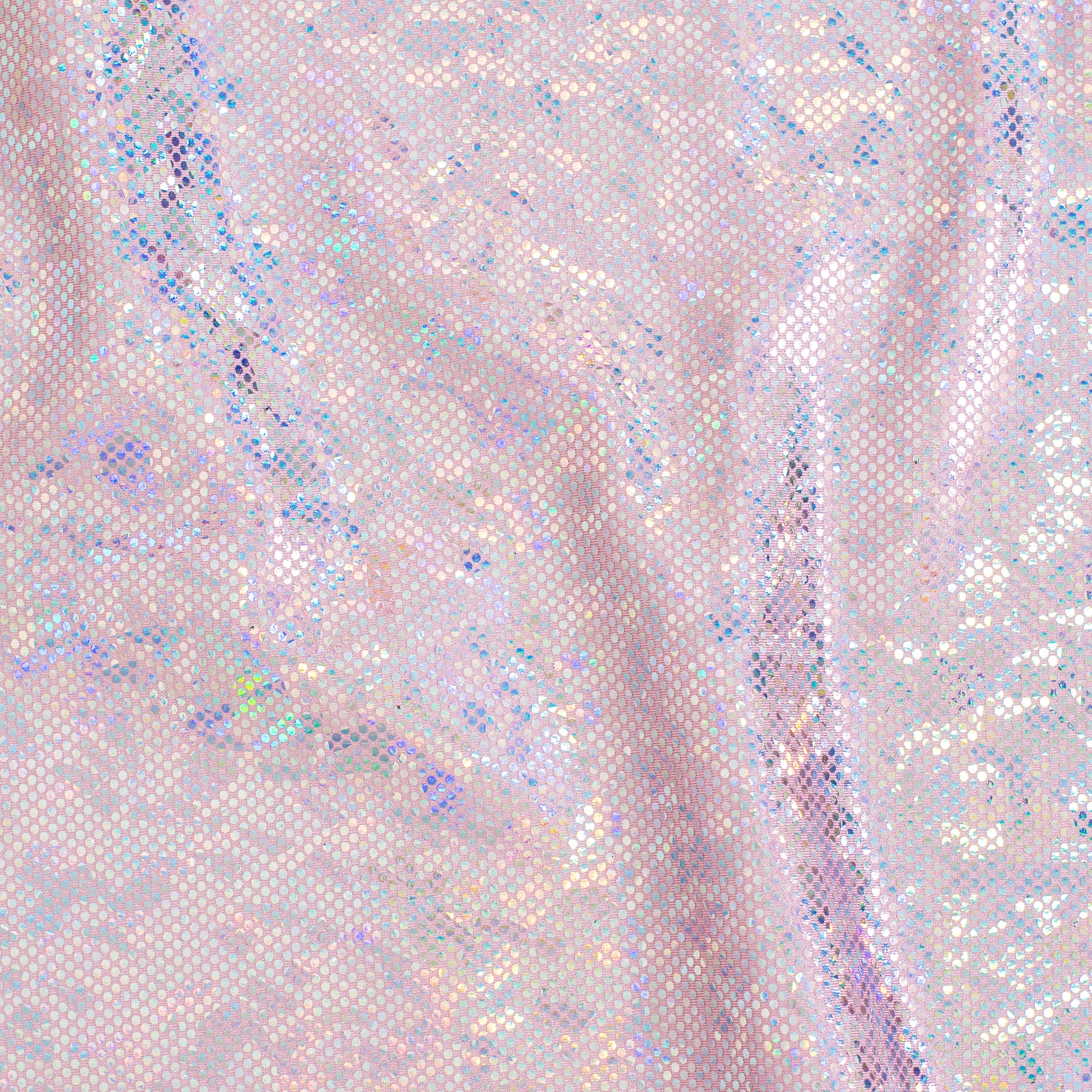 Shatter Glass Hologram 4 Way Stretch Nylon Spandex Fabric| Spandex Palace