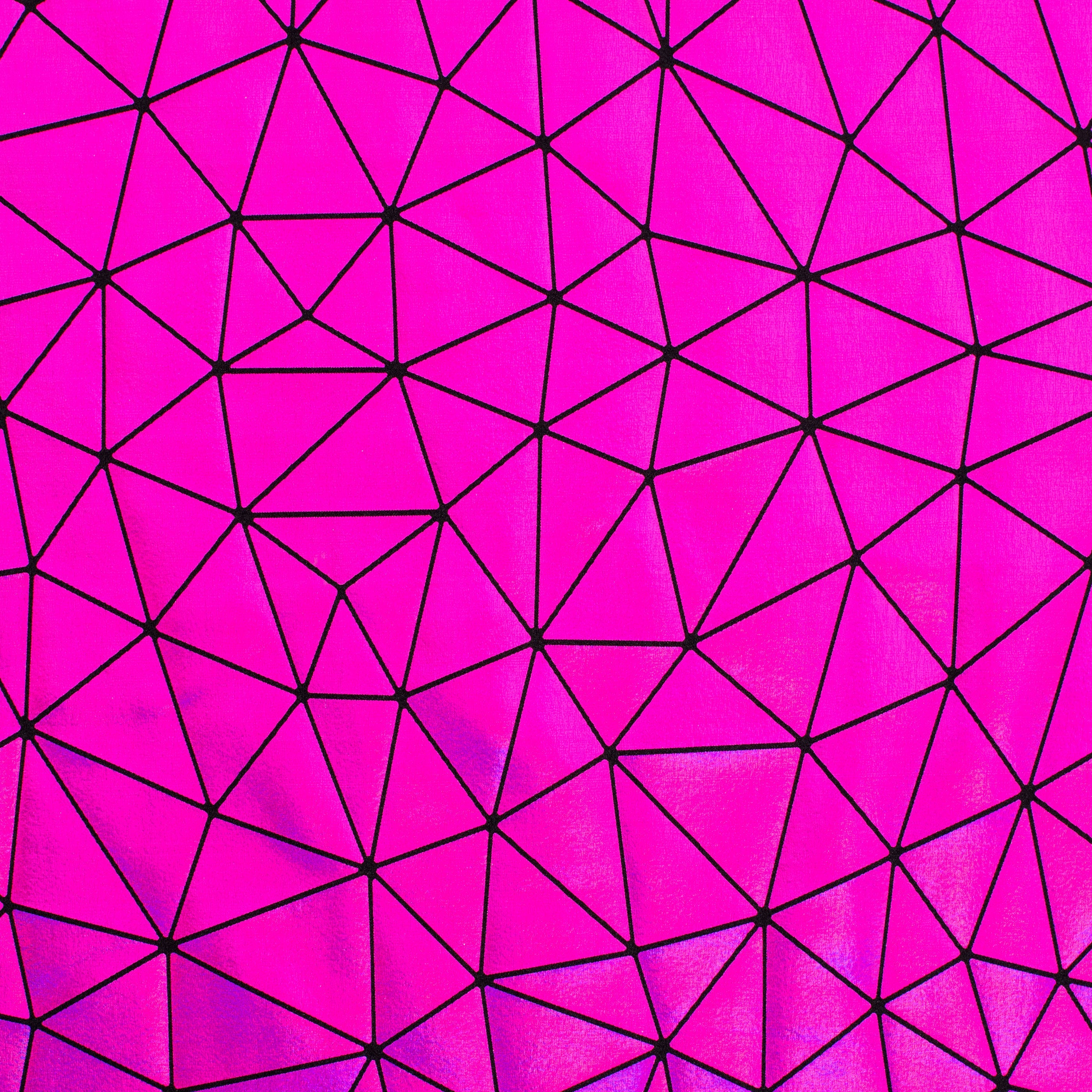 Bohemian Laser Hologram Nylon Spandex Fabric | Spandex palace