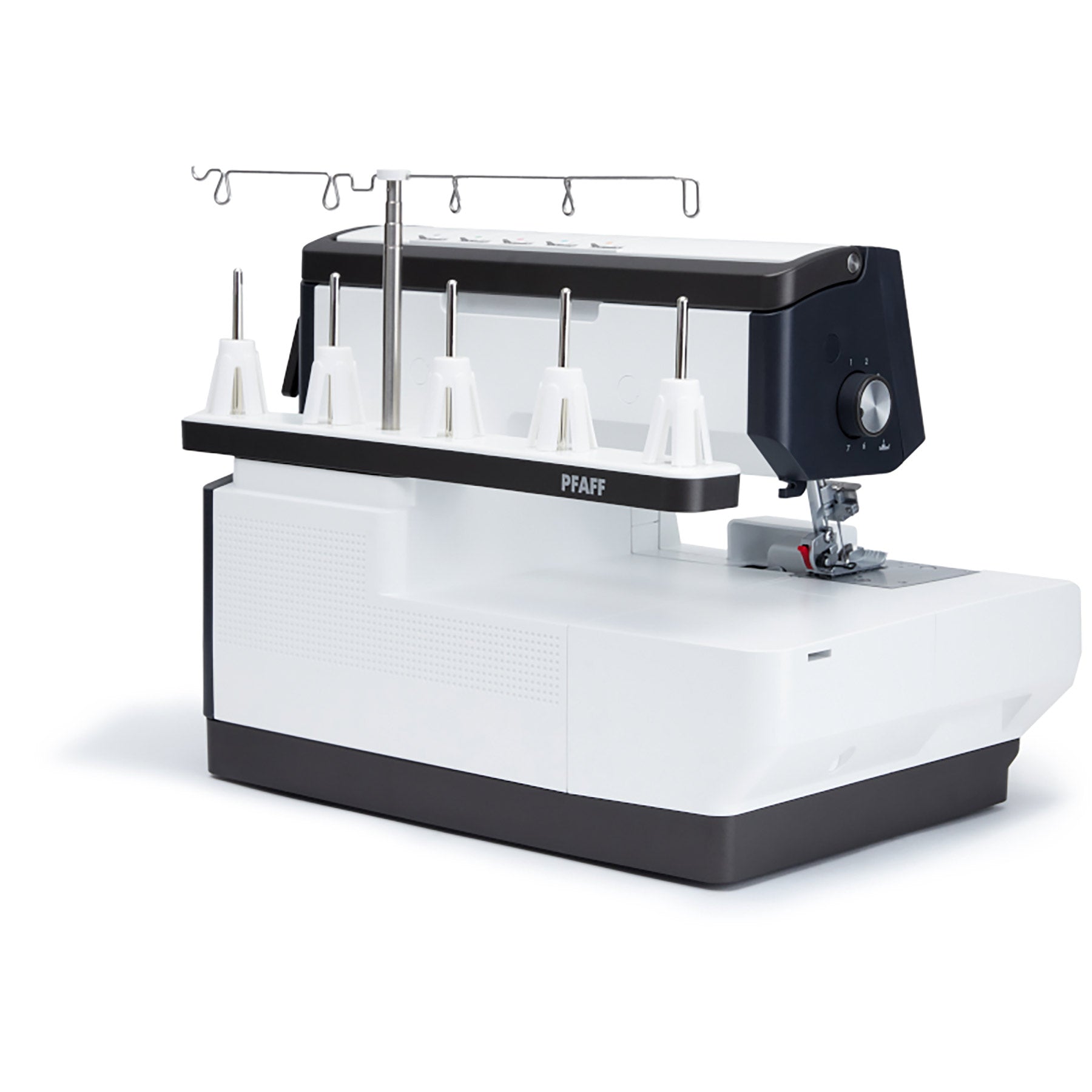 PFAFF® admire™ air 6000 Black Coverlock Machine - Fashion Fabrics LLC