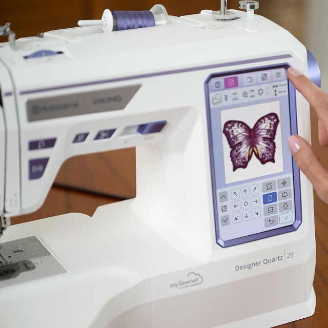 HUSQVARNA® VIKING® DESIGNER QUARTZ™ 29 Sewing & Embroidery Machine - Fashion Fabrics LLC