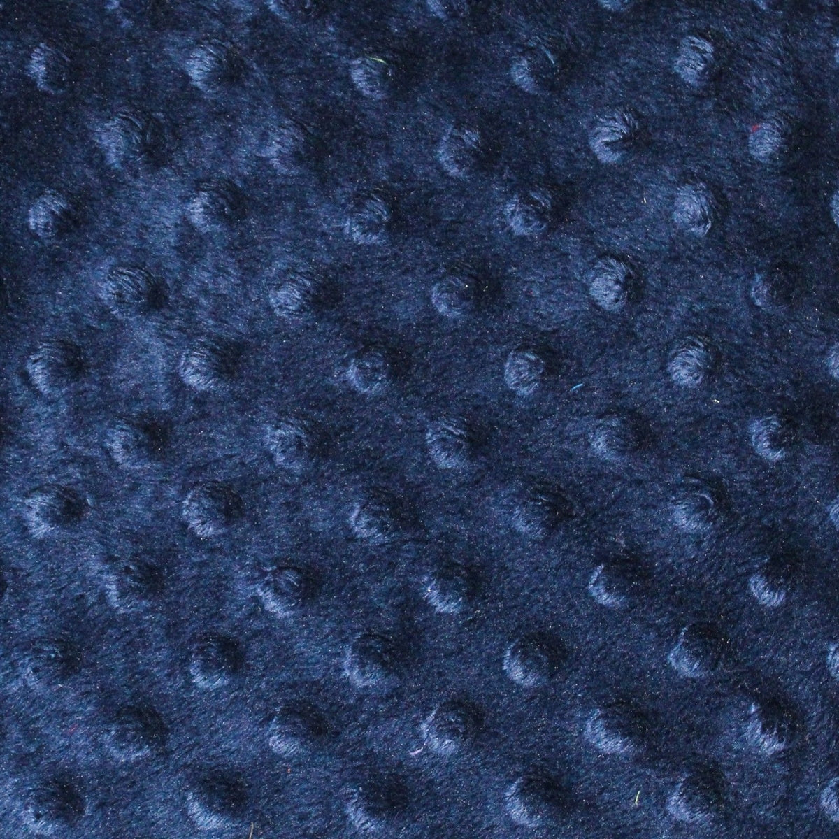 Navy Minky Dimple Dot Fabric - Fashion Fabrics Los Angeles