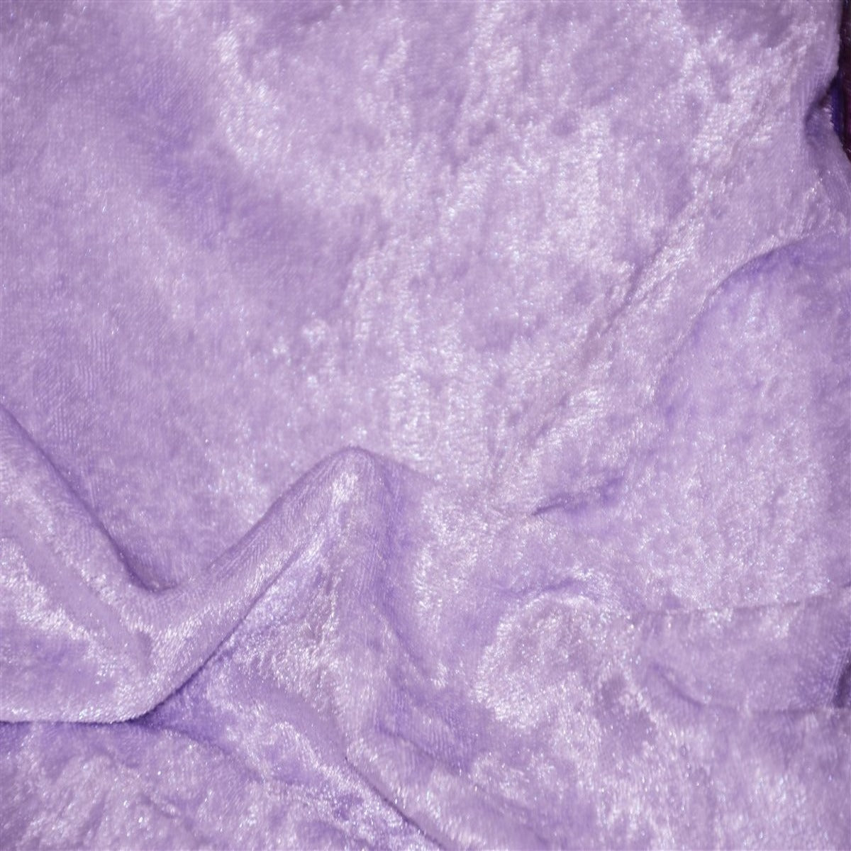 Lavender Panne Crush Stretch Velvet Fabric - Fashion Fabrics Los Angeles