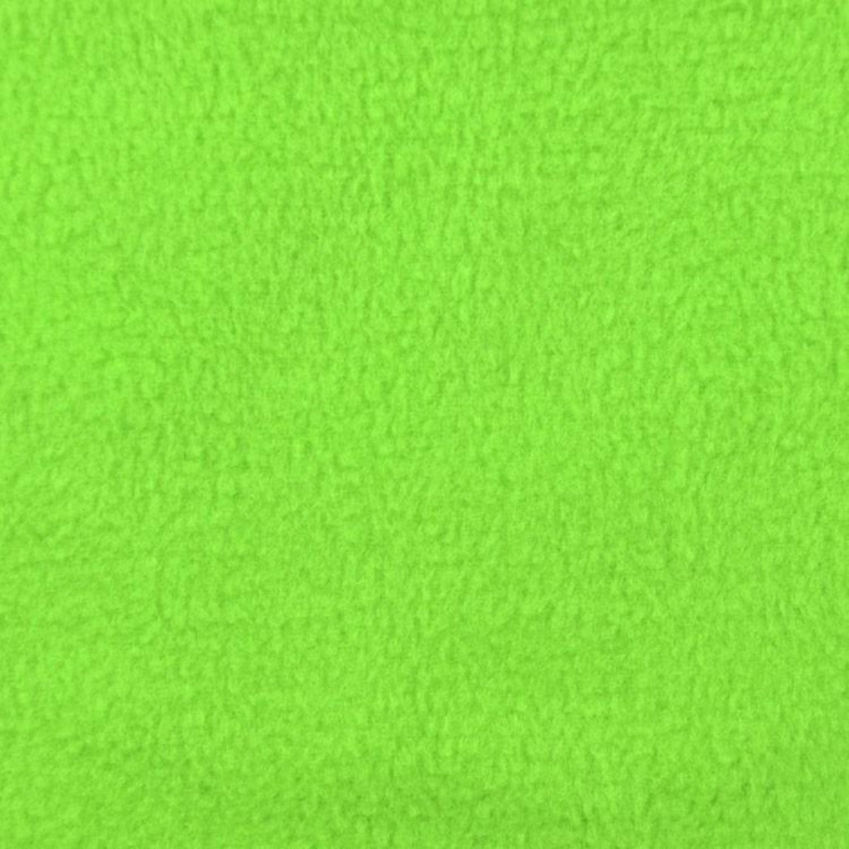 Lime Green Solid Anti Pill Polar Fleece Fabric - Fashion Fabrics Los Angeles