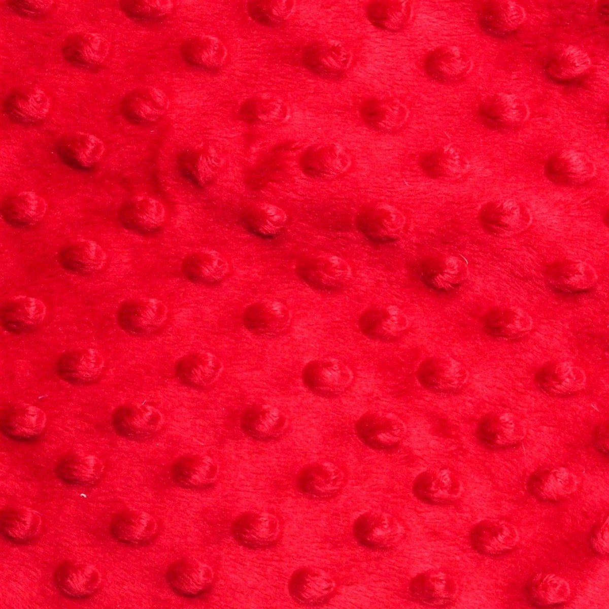 Red Minky Dimple Dot Fabric - Fashion Fabrics Los Angeles
