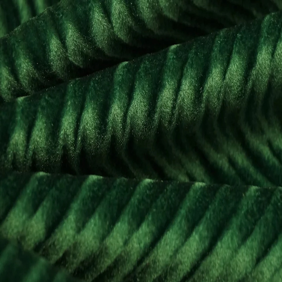 Emerald Green Swirl Velvet Flocking Fabric - Fashion Fabrics LLC