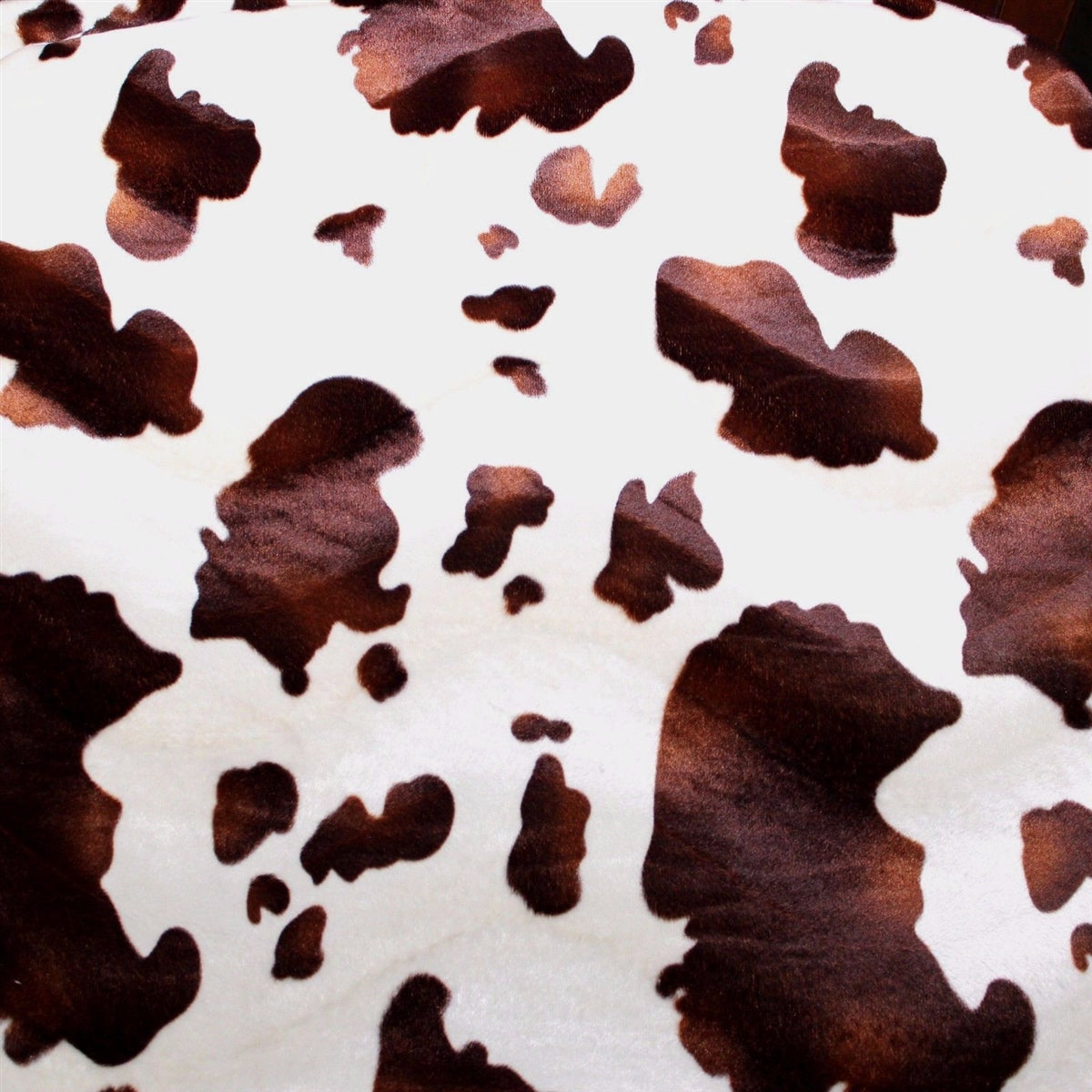 Cream Tan Cow Velboa Faux Fur - Fashion Fabrics Los Angeles