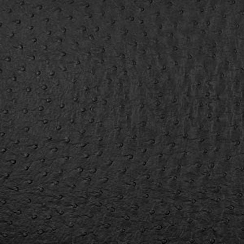 Black Faux Ostrich Vinyl Fabric - Fashion Fabrics Los Angeles