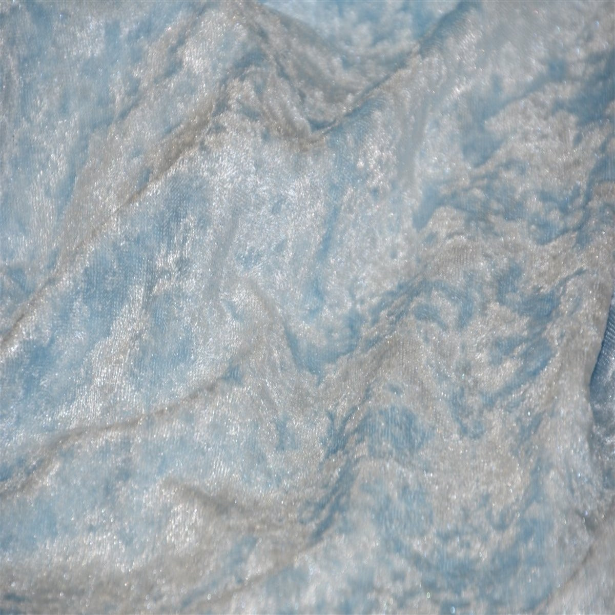Baby Blue Panne Crush Stretch Velvet Fabric - Fashion Fabrics Los Angeles