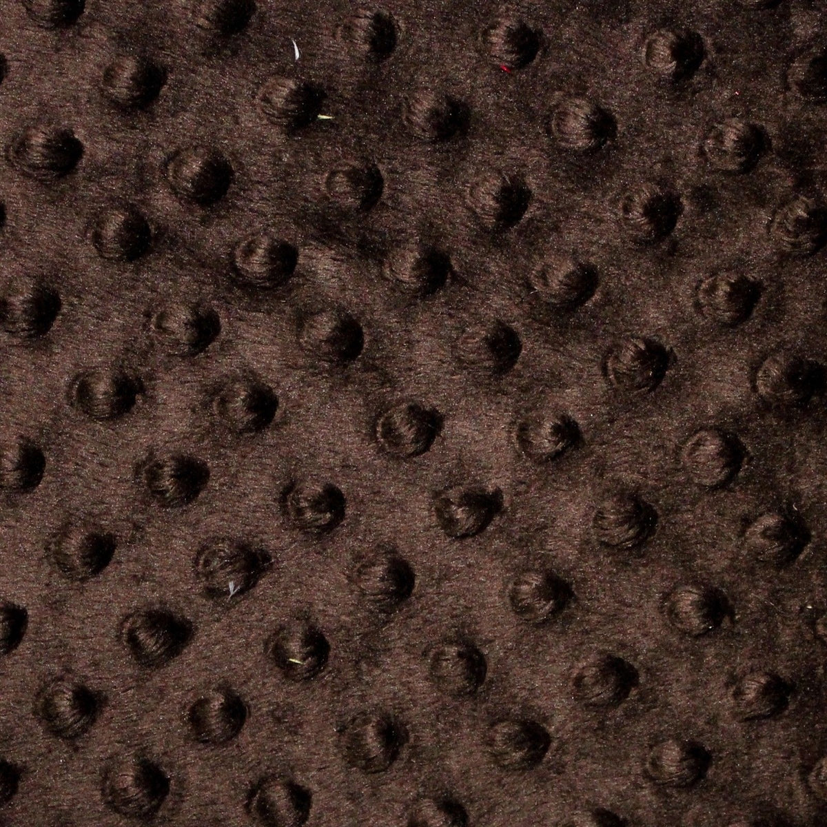 Dark Brown Minky Dimple Dot Fabric - Fashion Fabrics Los Angeles