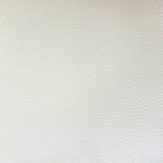 Vinyl Faux Leather Pigskin White - Fashion Fabrics Los Angeles