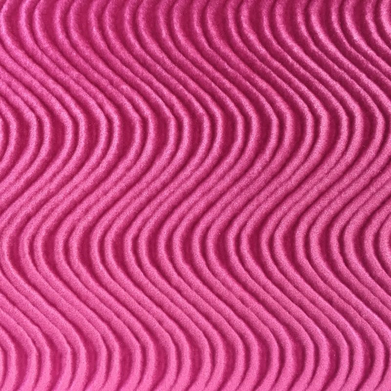 Hot Pink Swirl Velvet Flocking Fabric - Fashion Fabrics Los Angeles