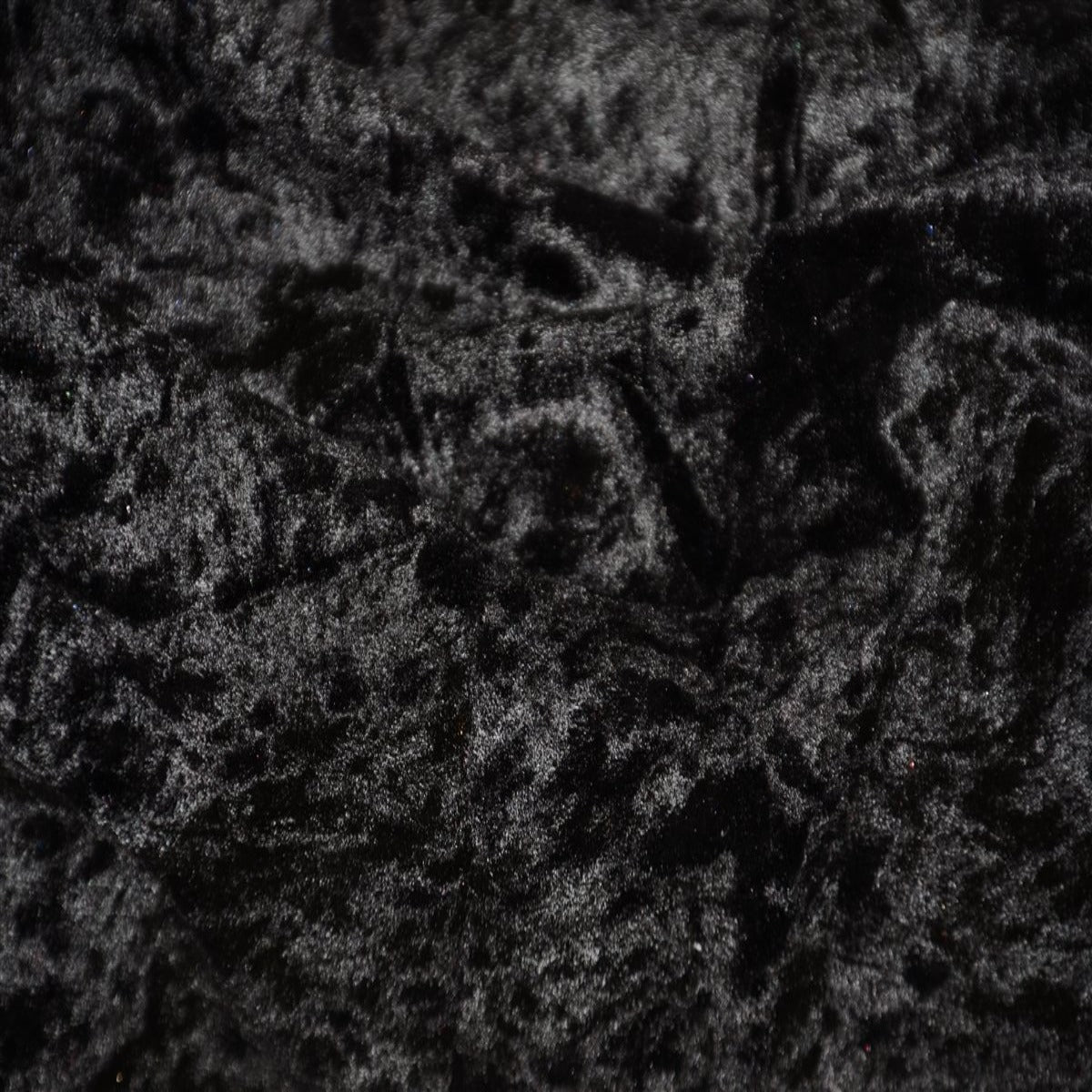 Black Panne Crush Stretch Velvet Fabric - Fashion Fabrics Los Angeles