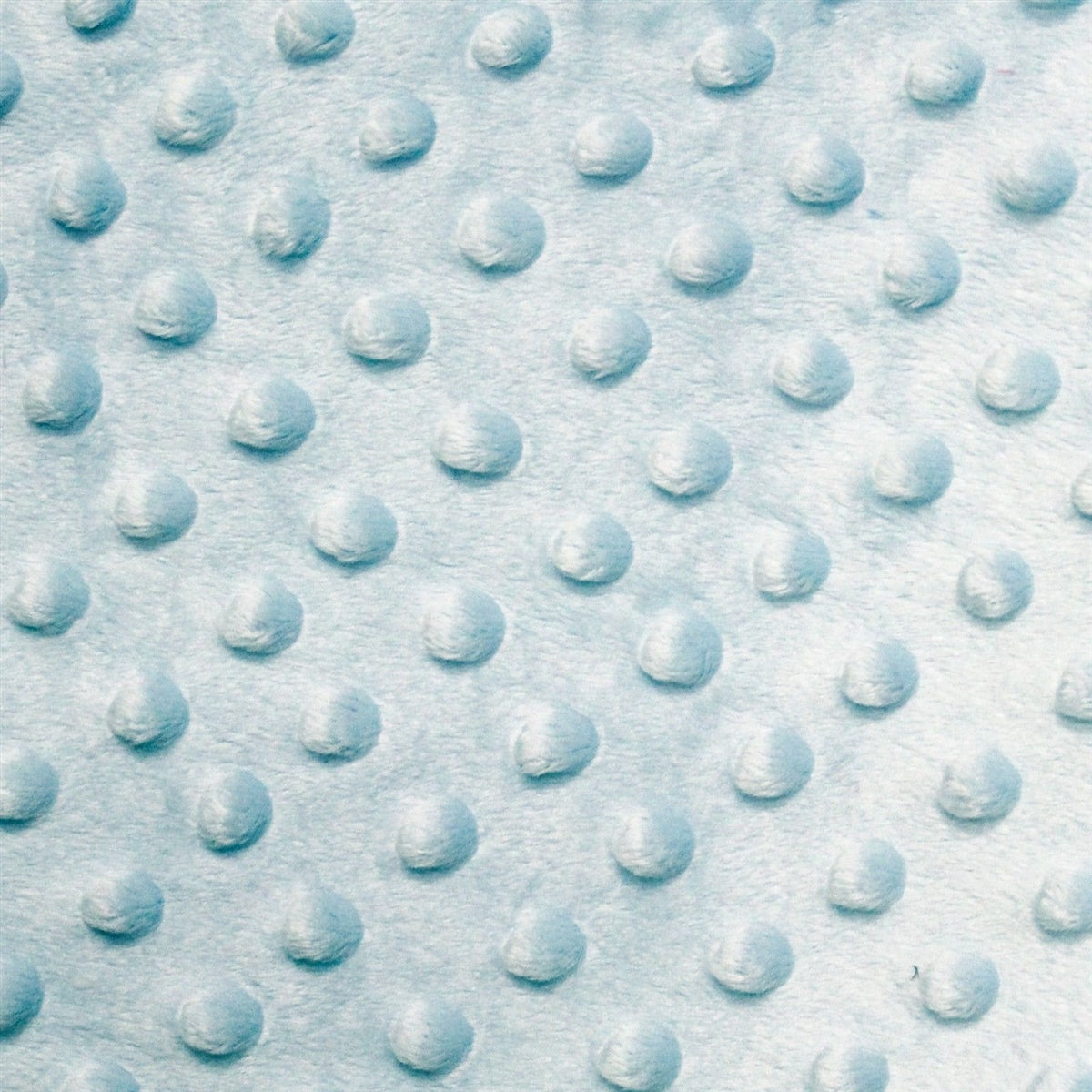 Baby Blue Minky Dimple Dot Fabric - Fashion Fabrics Los Angeles